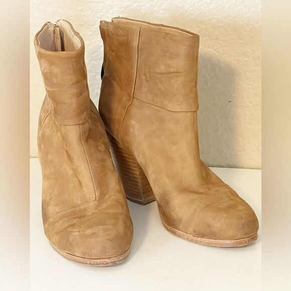 Rag & Bone Classic Newbury style ankle boots in tan size 37 - Picture 2 of 11
